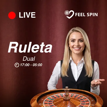 Ruleta en Vivo Croupier Feelspin